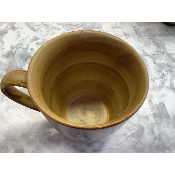 Sango Splash Brown Drip Glaze Coffee Mug - Set of Four - Excellent Condition - Picture 4 of 6